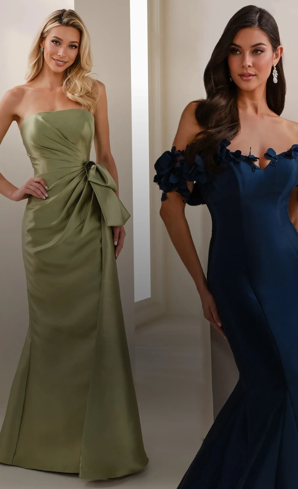 Model wearing a mothers dress. Mobile image