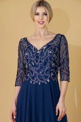 Amelia Couture 7046 #2 Navy thumbnail